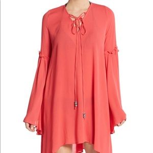 Cirana Bell Sleeve Gauze Dress